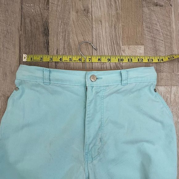 Vintage | 1980s Sky Blue Rainbow Pants - Picture 15 of 16